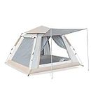 CloudBerry Outdoor Camping Tent for Fishing Travel Hiking Hunting Camping Room & Superior Air Waterproof Folding Pop Up Tent Camping (3-4 Person Tent)