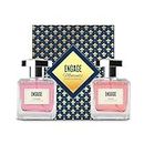 Engage Moments Luxury Perfume Gift for Women, Long Lasting, Ideal Mother’s Day Gift, Fruity & Floral Fragrance Scent, Pack of 2, 200ml