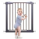 AUNEVN Peña Playpens Puerta de Seguridad para Bebés con Extensiones Disponibles, Escalera de la Escalera de la Escalera-Balaustres/High 76Cm/148-151Cm