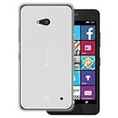 Para Nokia Lumia 640 Ultra Thin Phone Case, Gel Pudding Soft Silicone Phone Case para Microsoft Lumia 640 LTE 5 pulgadas (blanco)