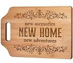 AceThrills Housewarming Gifts New Home - Engraved Bamboo Cutting Board - First New Home Gift Present Idea for Homeowner, Neighbors, House Warming Gift New Home Women