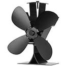 ONDIAN CHUNCIN - Stove Fan for Heating, Heat Powered 4 Blade Stove Fan, Silent Operation Heat Powered Stove Fan for Wood Log Burner Fireplace,Eco Friendly And Efficient Heat Distribution