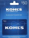 $50 Kohl's Gift Card INSTANT Delivery