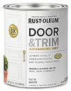 Rust-Oleum 369384 Advanced Dry Door & Trim Paint, Quart, Satin White