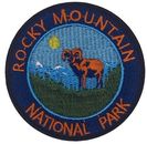 Toppa Montagne Rocciose toppa immagine con ferretto applicazione parco nazionale natura
