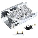 279838 Dryer Heating Element by Romalon with Replacement Parts 3392519 Dryer Thermal Fuse & 3977767 Thermostat Fuse Kit Compatible with Whirlpool Dryers, Replaces 3403585 8565582 w10724237
