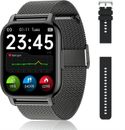 Smartwatch Herren mit Telefonfunktion Armbanduhr Smart Watch Uhr iOS Android