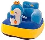 ToyHub Cotton Penguin Baby Sitting Sofa Set Toys - [Blue]