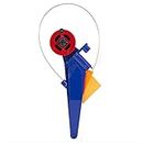 Haopeuk Automático Invierno Hielo Fishing Rod Tip-Up con Bobina Plegable Marcador Bandera para Exterior Accesorios de Pesca Azul y Rojo