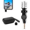 Movo MA5SP Mini 3.5mm TRRS Omnidirectional Microphone for Smartphones, Tablets