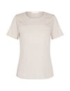 NONI B - Womens All Season Tops - Beige Tshirt / Tee - Cotton - Casual Clothing
