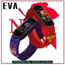 Evangelion EVA Smart Band Armband für Mi Band 7 4 Silikon Ersatz Armbänder Uhr Handgelenk Strap