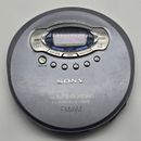 Sony D-FJ61 Reproductor de CD Portátil Walkman FM AM Radio G Protección PROBADO FUNCIONA