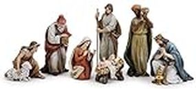 Joseph's Studio by Roman - 7-Piece Nativity Set, Includes Holy Family, Wise Men and Shepherd, 9.5" H, Resin and Stone, Decorative Figures, Collection, Durable, Long Lasting