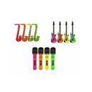 INFLATABLE MUSIC INSTRUMENTS GUITAR/SAXOPHONE/MICROPHONE COLORFUL PARTY
