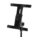 Tiger IMCA2-BK Tablet iPad Holder Mount for Microphone Stand - Black