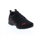 Puma Axelion City Escape 37722101 Mens Black Canvas Athletic Running Shoes