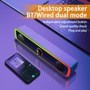 Wired USB Powered/Bluetooth 5.0 Computer Stereo Speakers for Desktop PC Laptop