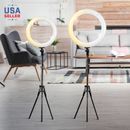 LED 14" 18" Dimmable Ring Light Kit Continuous Photo Studio Video Lighting
