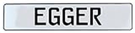 Vintage Parts 625234 Wall Art (Egger White Stamped Aluminum Street Sign Mancave, 1 Pack)