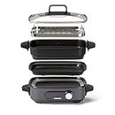 Cuisinart Cook In 5 in 1 Multi Cooker Grill, Sear, Steam, Simmer and Cook Non-Stick Midnight Grey GRMC3U
