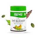 OZiva Plant Based DHT Blocker for Hair Fall Control & Hair Follicle Stimulation | 100% Natural DHT Blocker Tablet with Stinging Nettle & Pine Bark | Certified Clean & Vegan | 60 Capsules, Pack of 1