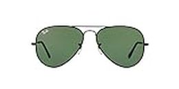 Ray-Ban Unisex UV Protected Green Lens Pilot Sunglasses - 0RB3025I