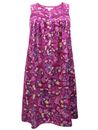 DREAMS & CO MAGENTA SLEEVELESS BUTTON FRONT LOUNGE NIGHTDRESS NEW