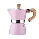 CLUB BOLLYWOOD® Aluminum Coffee Maker Durable Accessory Pink for Restaurant Traveling 300ml | Kitchen, Dining & Bar | Small Kitchen Appliances | Coffee & Tea Makers |Percolators & Moka Pots