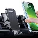 Support de téléphone de voiture Android Support de grille d'aération de voiture avec fixation facile mains libres compatible avec iPhone 1111 Pro11 Pro Max8 Plus8XXRXSSE Samsung Galaxy