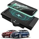 Car Wireless Charger for BM*w X4 2019 2020 2021 Center Console for BM*w X3 2018 2019 2020 2021 Centre Console Accessory Panel 15W Quick Charging Pad Car Wireless Chargers