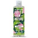Faith In Nature Natural Wild Rose Shampoo, Restoring, Vegan & Cruelty Free, No SLS or Parabens, For Normal to Dry Hair, 400ml