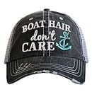 KATYDID Boat Hair Don’t Care Baseball Cap - Trucker Hat for Women - Stylish Cute Sun Hat Mint