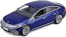 Maisto - 1/27 Scale Model Compatible with Mercedes-Benz Eqs Replica Car Model 2022 (Blue) - Adult