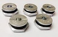 Aluminium Safety Valve For Pressure Cooker - Ideal For Prestige/Pigeon & Similar Brands (Set Of 5) Cooker Washer, 12 Liters