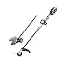 EGO MHC1603 Multi-Head Combo Kit 16-Inch 56-Volt Carbon Fiber String Trimmer with POWERLOAD™ & 8-Inch Carbon Fiber Edger Attachment & 56-Volt Power Head, 4.0Ah Battery and 320W Charger Included