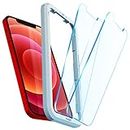 Spigen Alignmaster Tempered Glass Screen Guard For Iphone 12 and For Iphone 12 Pro Smartphone- 2 Pack