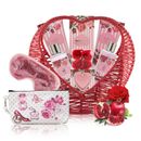 Mothers Day Gifts for Mom - 14 Pcs Relaxing Bath & Body Spa Gift Baskets Set 
