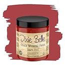 (240ml) - Dixie Belle Paint Company Chalk Finish Furniture Paint (Barn Red) (240ml)