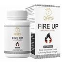 7 Days Fire Up Capsule for Men & Women Testosterone Booster Supplemnet with Safed Musli, Ashwagandha - 60 Capsules