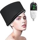V ddhoger Hair SPA Cap Thermal Hair Cap 3 Mode Waterproof Home 110V Hair Care Hat with Controller Thermal Care Electric Hair Treatment Beauty Steamer Perfect for Family Personal Care (Black)