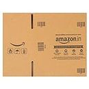 Prockage Amazon Branded 3 Ply | NC - 4 | Corrugated Box | Size: 17.8L X 10.2W X 10.2H CM (7.0 X 4.0W X 4.0H INCHES) | Pack of 50 | For Packing