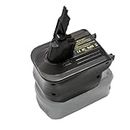 Tueddur Battery Adapter Replacement for Dyson Battery, Convert to Ryobi 18V Battery to Dyson DC62 DC59 DC61 DC72 SV03 SV04 SV09 Animal Absolute Motorhead Handheld Vacuum Cleaner Battery. (RYO18V7-A)