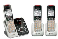 AT&T 3 Handset DECT 6.0 Expandable Cordless Answering System with Caller ID & ..