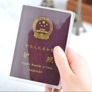 Clear Transparent Travel Business Passport Cover Holder Card Protector YJxb