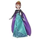 Frozen Disney's 2 Queen Anna Fashion Doll, Dress, Shoes, and Long Red Hair, Toy for Kids 3 Years Old and Up