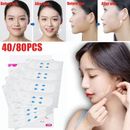 40/80PCS V Tapes Shape Tape Anti Wrinkle Instant Face Neck Eye Lift Face lift