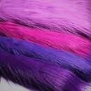 Viola Tessuto in Pelliccia Sintetica Pelo Lungo 12 Cm Shaggy 50x170 Cm per L'artigianato Fai da Te Cosplay Sfondo Foto Prop Fursuit Tappeti Costumi Decorazione(Color:31 Light Purple)