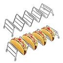 Fdit Taco Holder Set of 2, Taco Shell Maker Taco Holder Premium Stainless Steel Taco Stand Rack,for Holding Hot Dog,Sandwich,Bread,Hard Shell,Soft Shell,Burritos