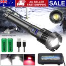 XHP160 & COB Most Brightest LED Flashlight Zoom Torch USB Rechargeable Camping